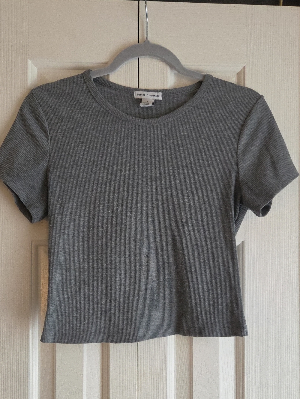 Better Together Ribbed Crop Tee